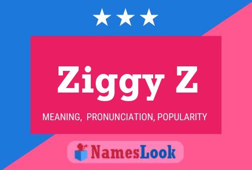 Ziggy Z Name Poster