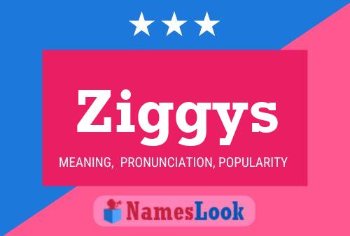 Ziggys Name Poster