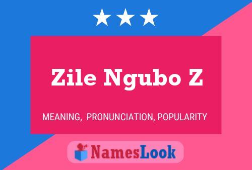 Zile Ngubo Z Name Poster