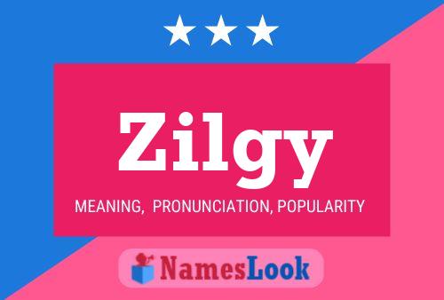 Zilgy Name Poster