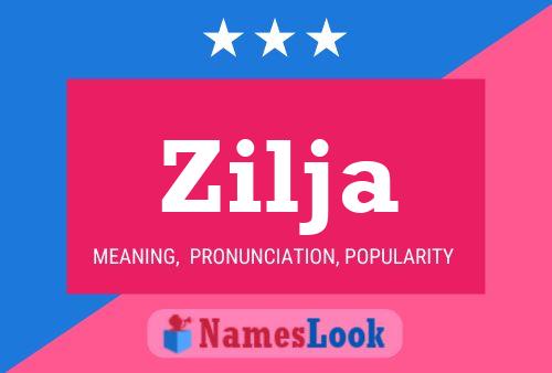 Zilja Name Poster