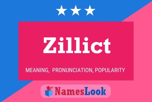 Zillict Name Poster