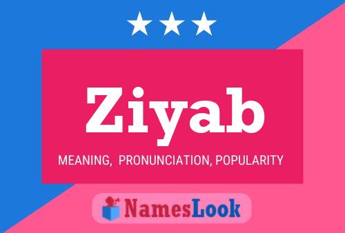 Ziyab Name Poster