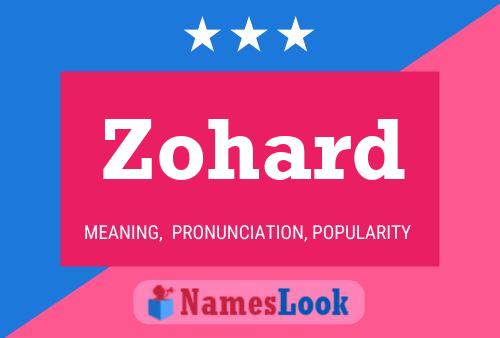 Zohard Name Poster