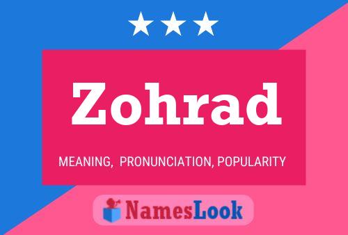 Zohrad Name Poster