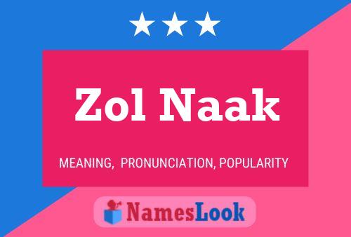 Zol Naak Name Poster