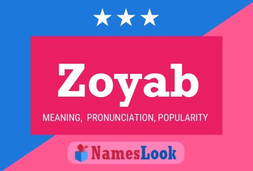 Zoyab Name Poster