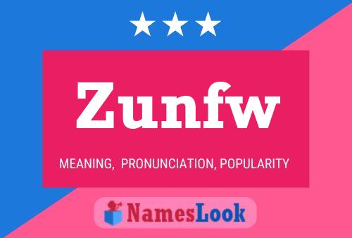 Zunfw Name Poster