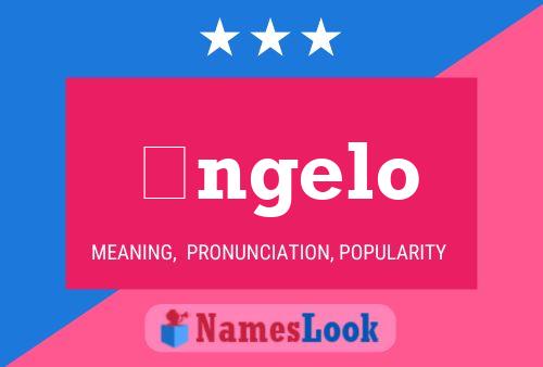 ângelo Name Poster